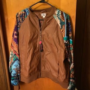 Designer bomber jacket